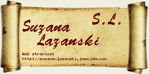 Suzana Lazanski vizit kartica